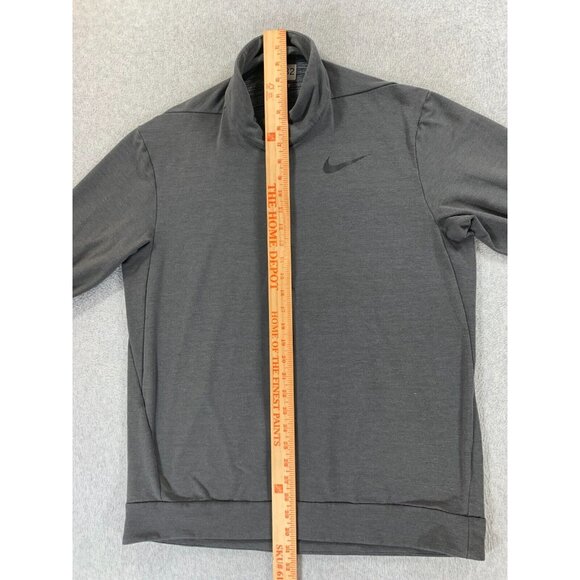 Nike Dri Fit 1/2 Zip Athletic Pullover (Men's Large) Gray - Picture 9 of 12
